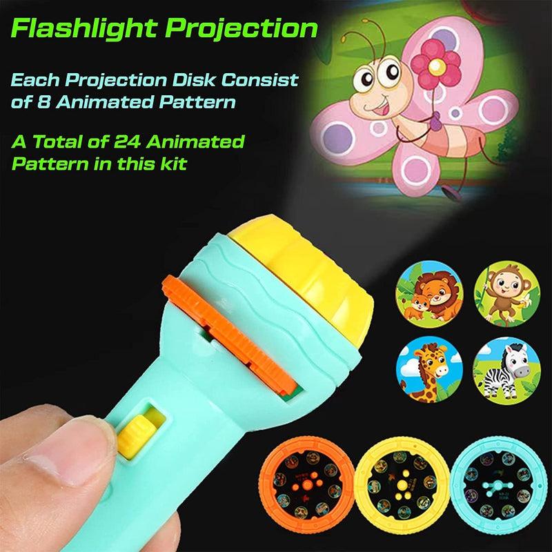 Projector Torch for Kids | Fun and Educational Learning Toy with Picture Slides