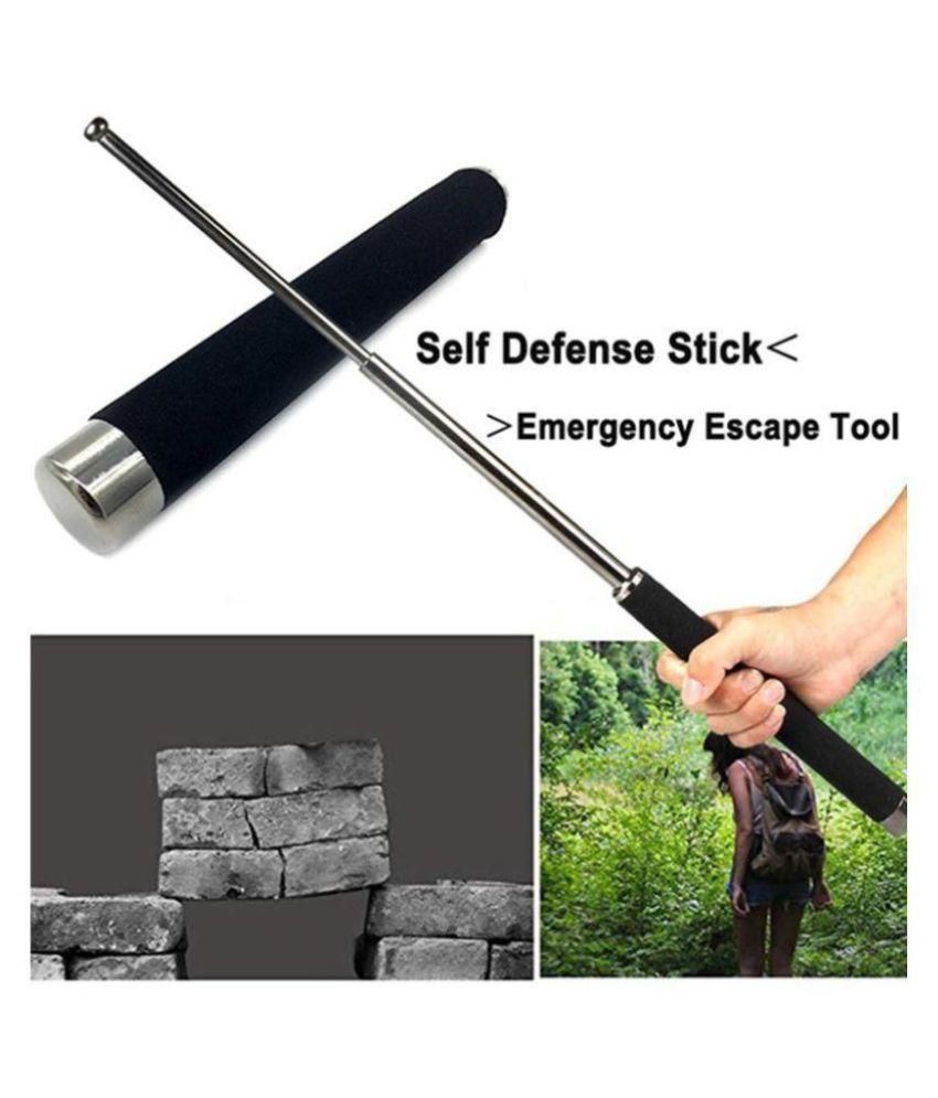 Extendable Tactical Rod for Self-Defense | Heavy-Duty Metal Protection