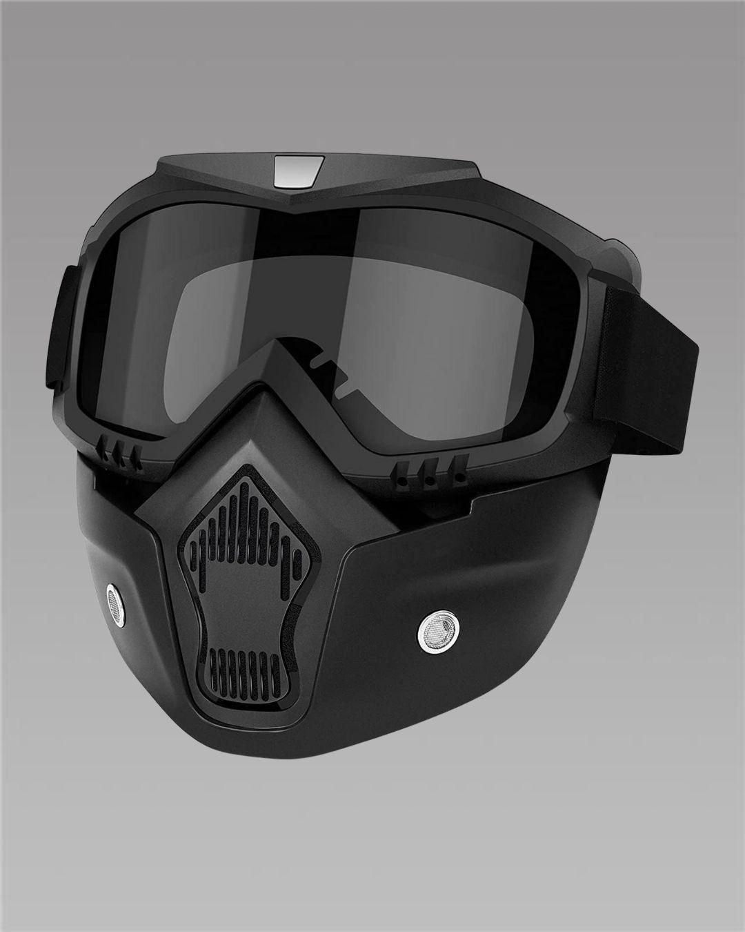 UV Protective Goggle Mask | Anti-Scratch Face & Eye Shield with Adjustable Strap