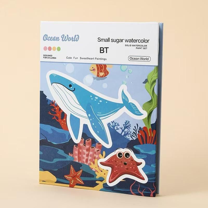 Water Painting Book for Kids | Magic Coloring Activity with Watercolors & Brush