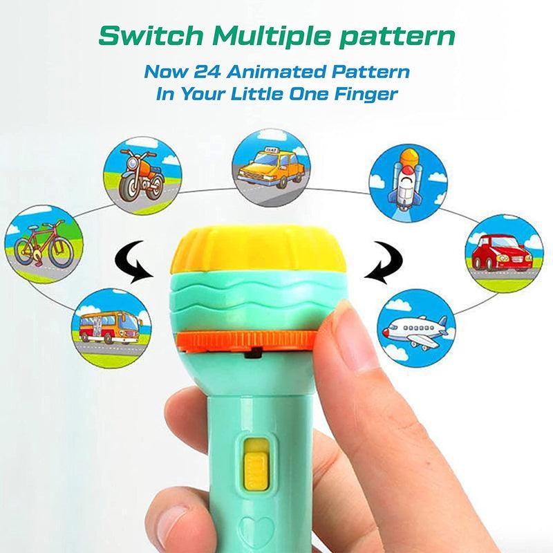 Projector Torch for Kids | Fun and Educational Learning Toy with Picture Slides