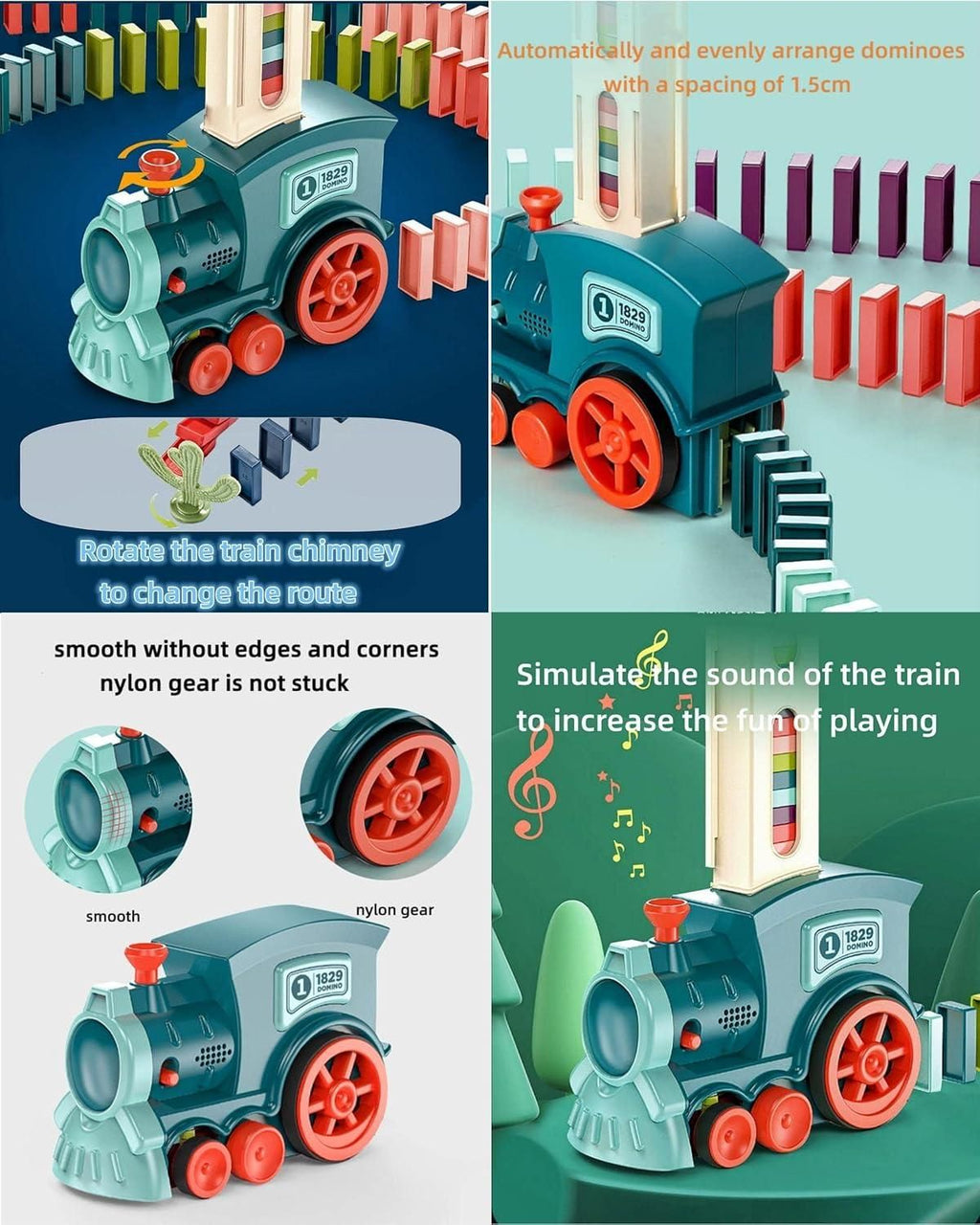 Exciting Train Toy – BPA-Free with Real Sound Effects!