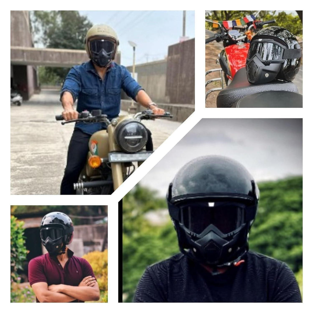 UV Protective Goggle Mask | Anti-Scratch Face & Eye Shield with Adjustable Strap